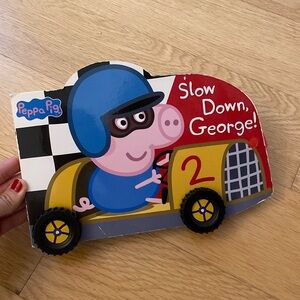 📚[5 books for $10] Slow Down, George! Peppa Pig interactive book
